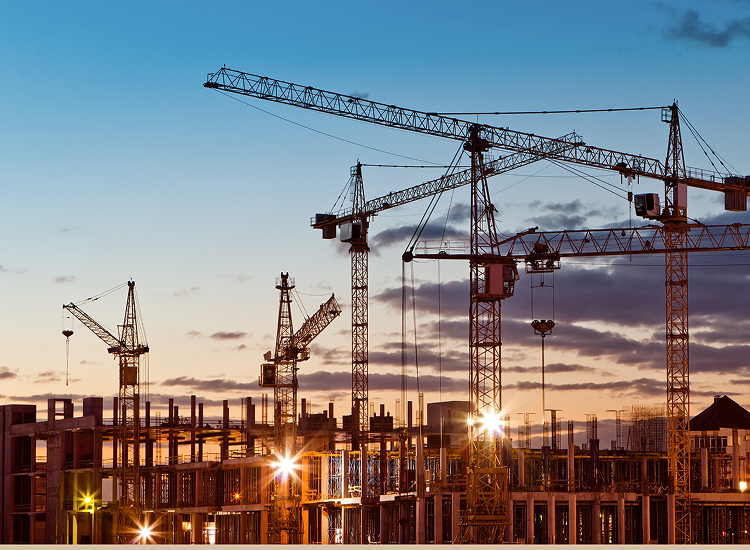 Decorative. Rows of colorful shipping containers stacked in a cargo yard.