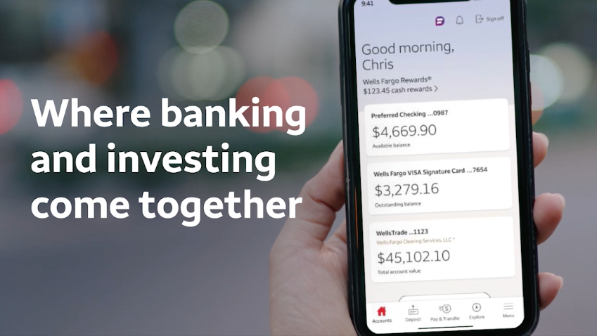 Video: Where banking and investing come together. Opens Modal.